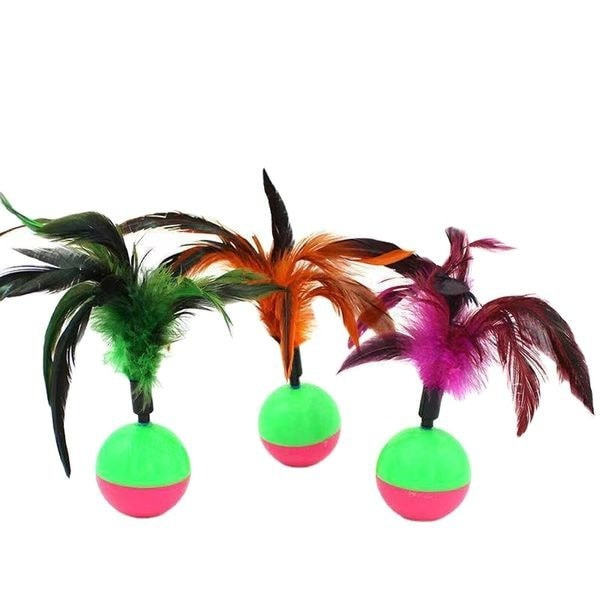 feather ball toy