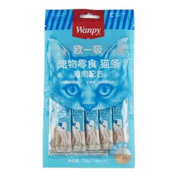 Wanpy cat treat chicken flavour