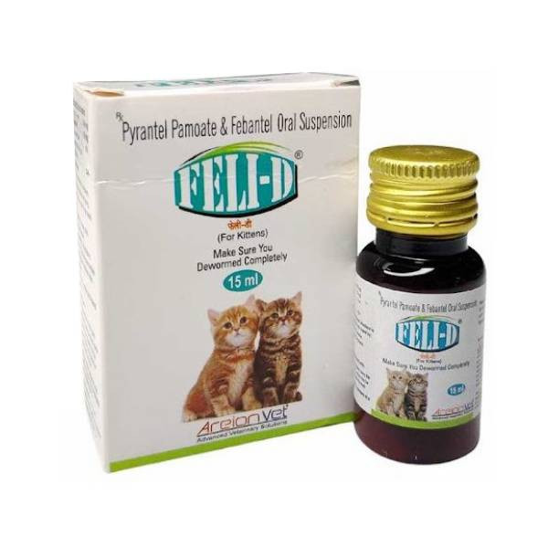 FELI-D Deworming Oral Suspension for Kittens (15ml)