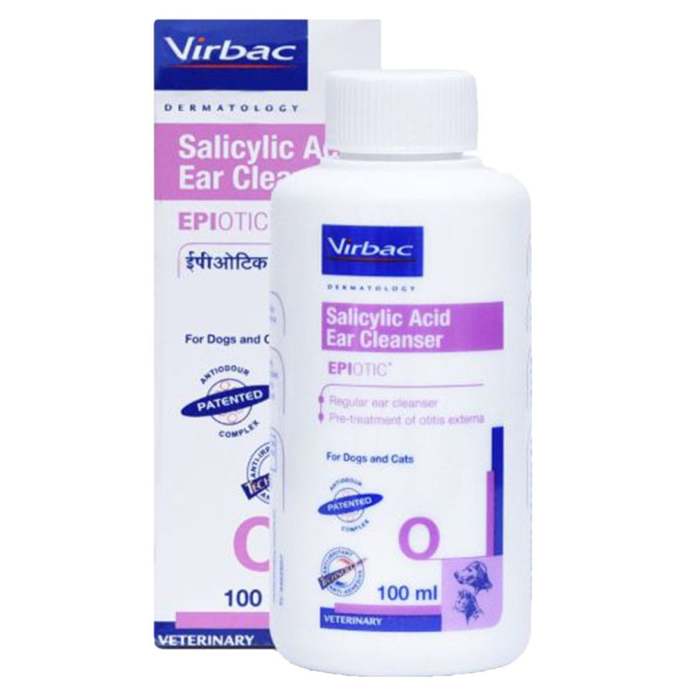 Virbac Epiotic Salicylic Acid Ear Cleanser (100 ml)