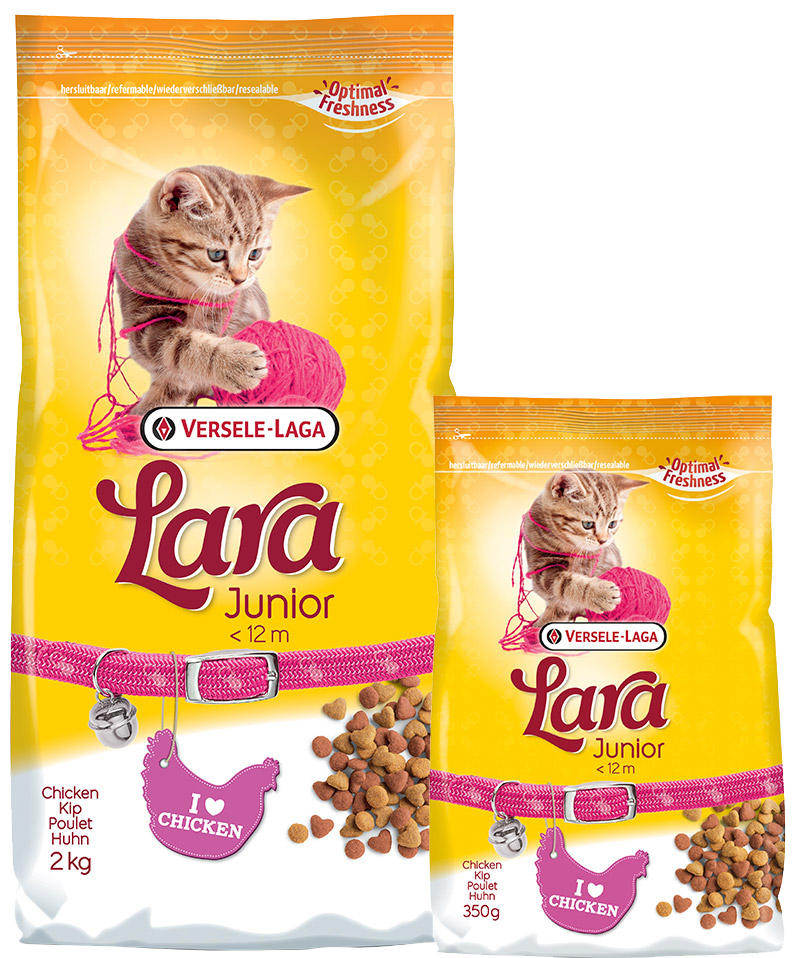 Versele-Laga Lara Junior Kitten Food – Chicken Flavor 2kg/ 350g