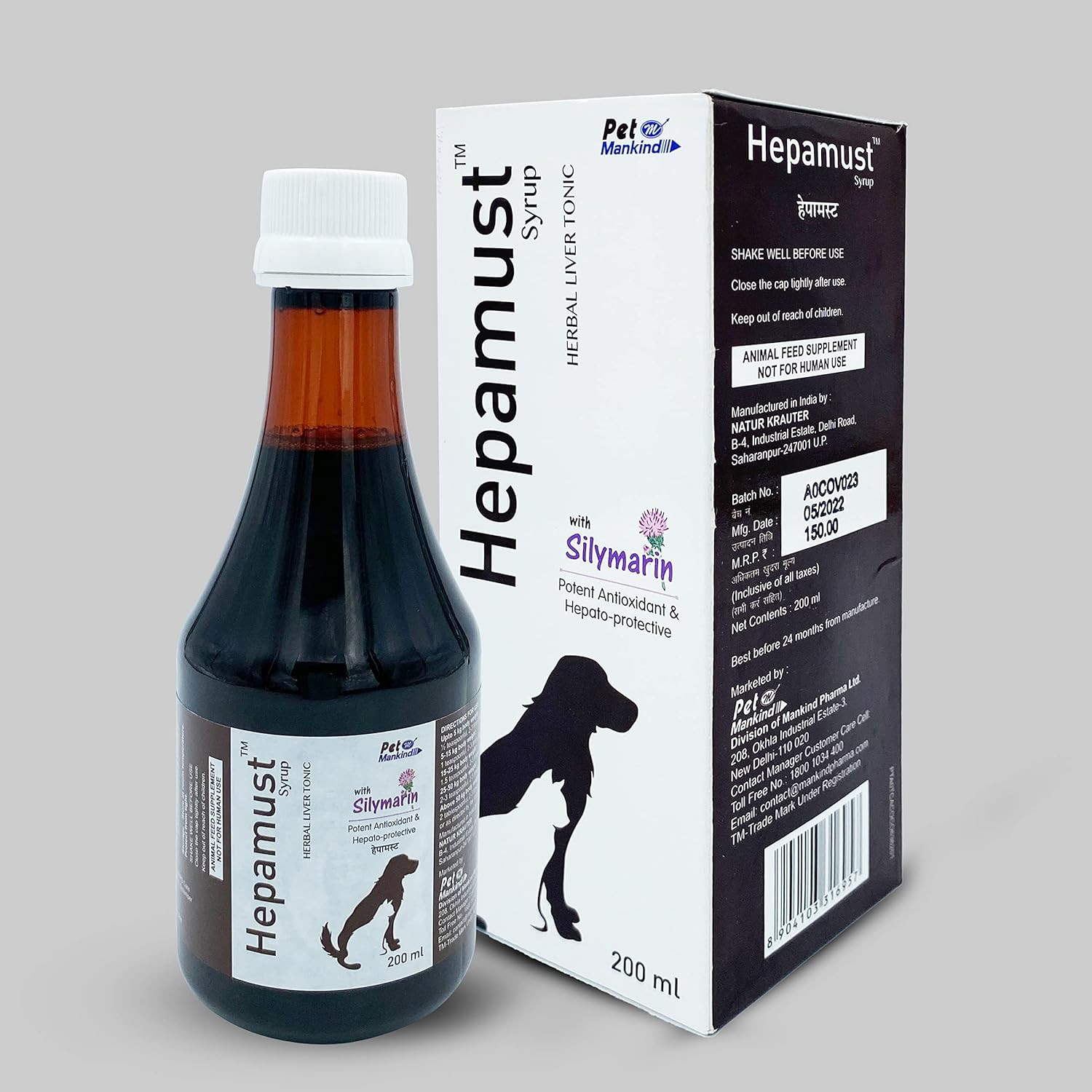 Hepamust Syrup – Herbal Liver Tonic for Pets