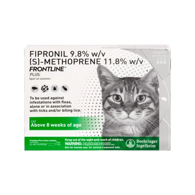 Frontline Plus Spot-On Solution for Cats