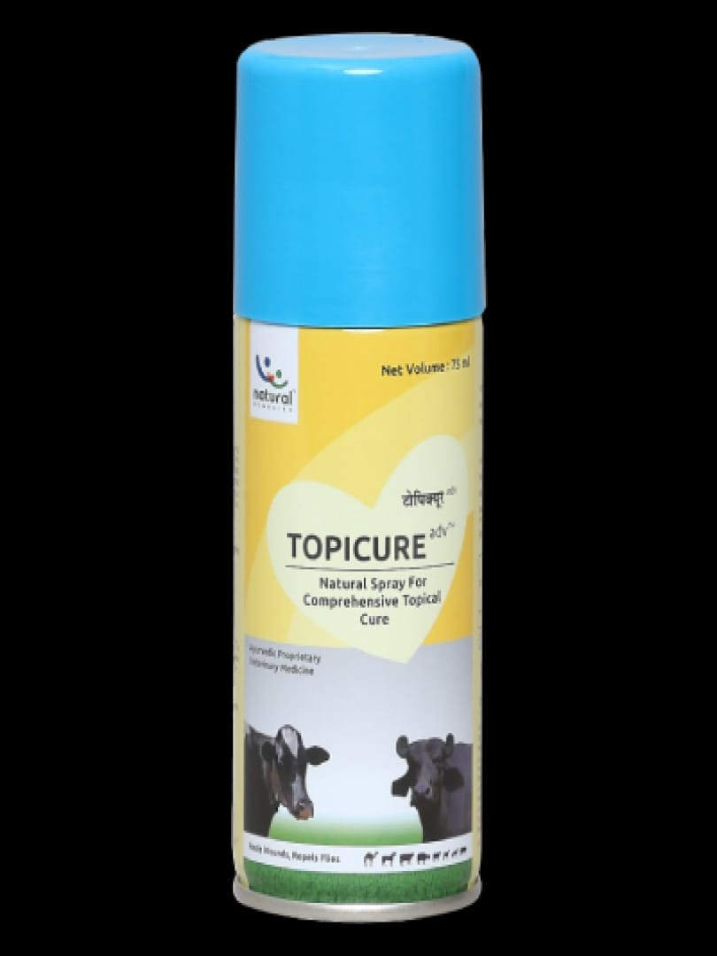 Topicure Natural Spray (75 ml) – Comprehensive Topical Cure for Livestock