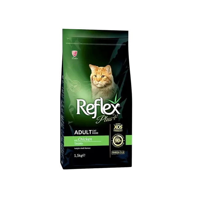 Reflex Plus Cat Food Chicken flavour – 1.5kg adult