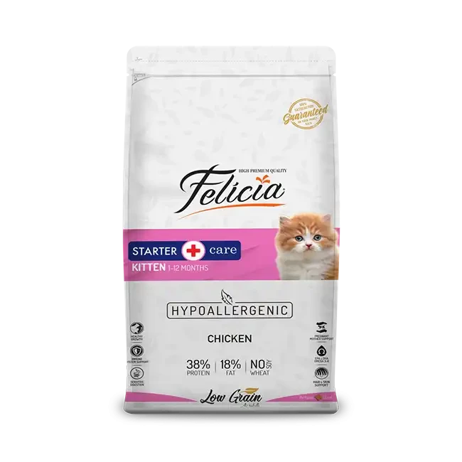 Felicia Starter Care cat Food Chicken flavour  Hypoallergenic Formula- -2kg