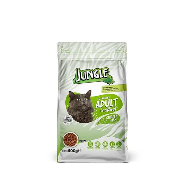 Jungle Chicken & Fish flavour 500gm adult