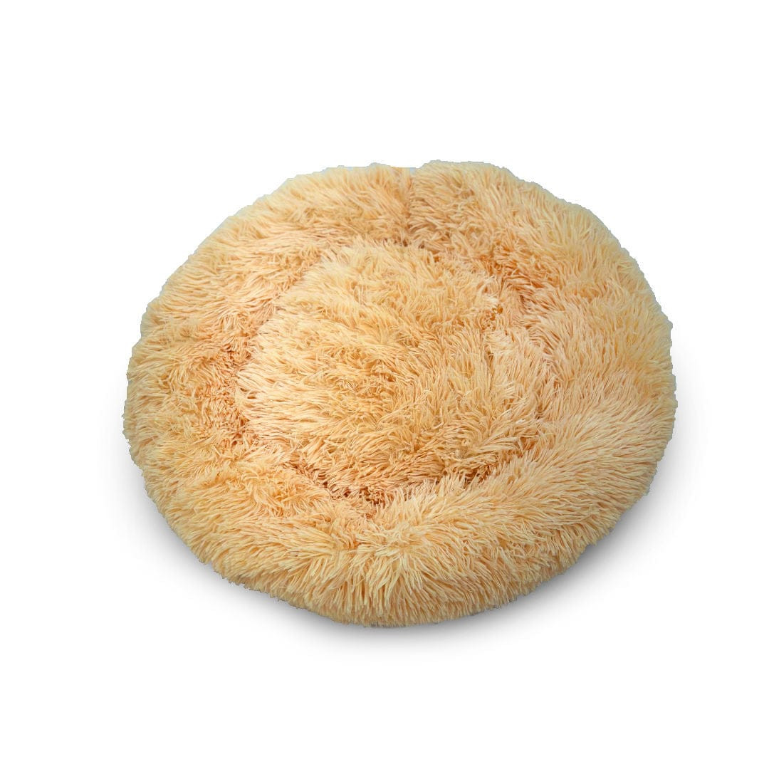 Cozy Round Fluffy Pet Bed – Soft & Calming Cushion for Cats & Small dogs