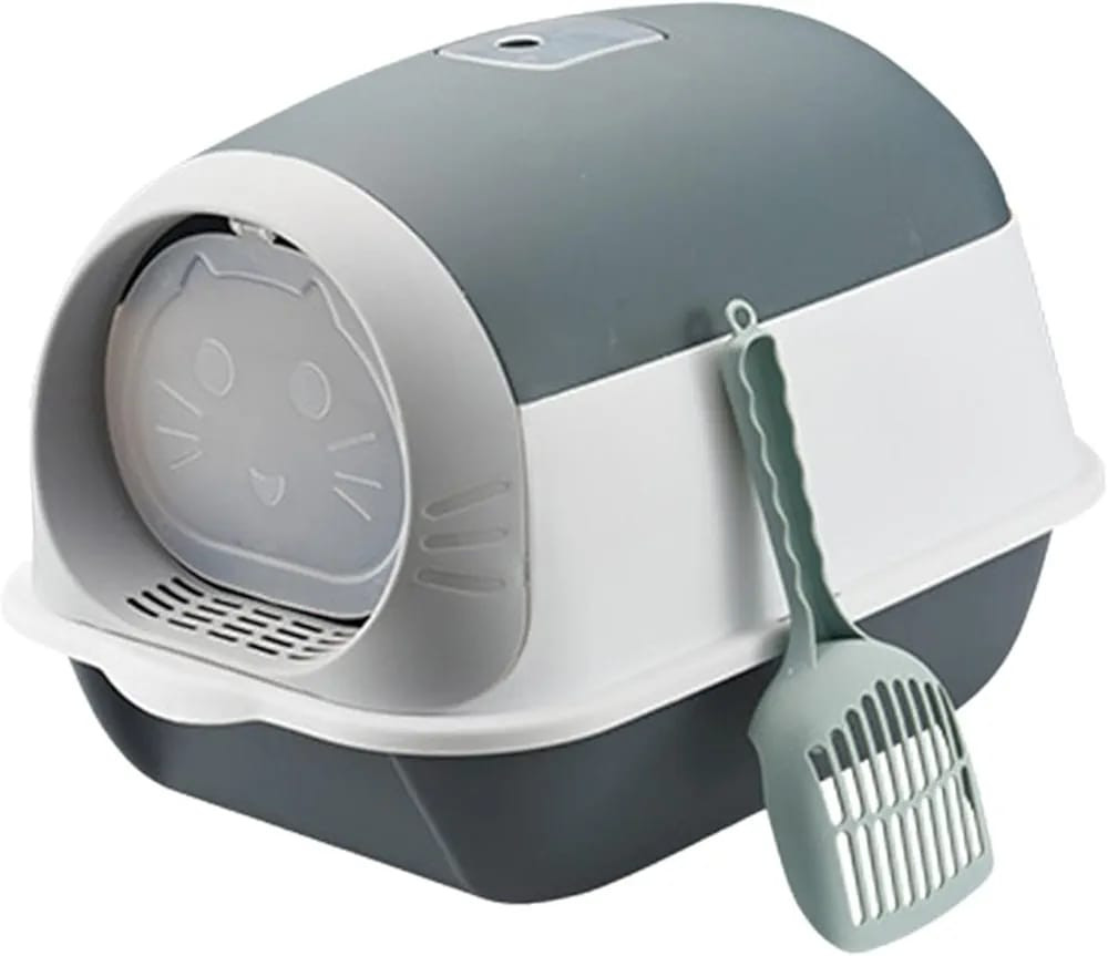 Cat Litter Box enclosed with Scoop
