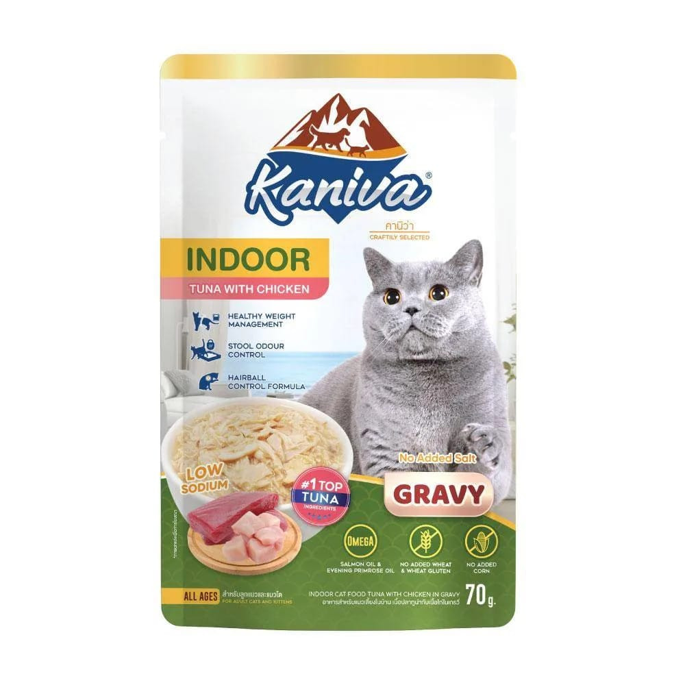 Kaniva Indoor Tuna with Chicken in Gravy