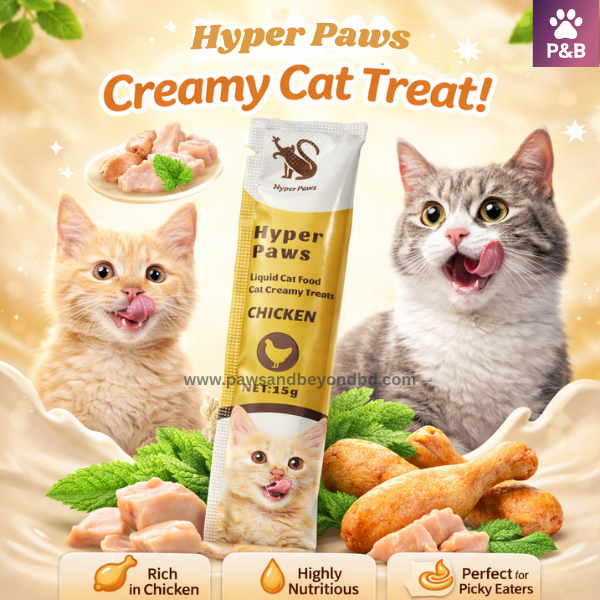 Hyper Paws Creamy Treat in chicken flavor
