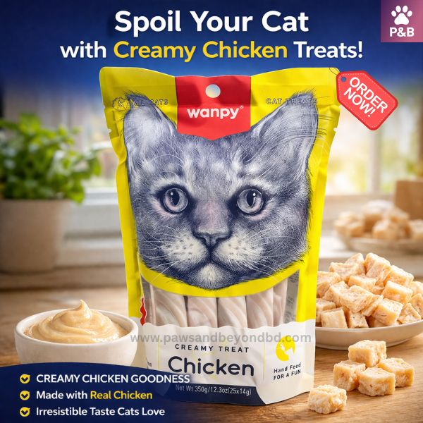 Wanpy Creamy Treat Chicken 25pc Pack 350gm