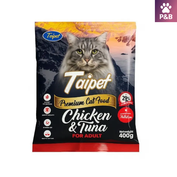 Taipet Chicken & Tuna – Premium Cat Food 400 g